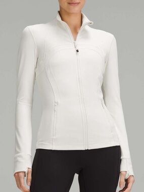 LULULEMON Define Cream Bone Off-White Full Zip Jacket Nulu